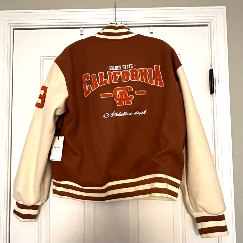 NWT F21 Varsity Jacket